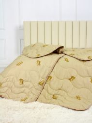 Одеяло миниевро (200х217) Medium Soft Комфорт Merino Wool (овечья шерсть) арт. 232 (200 гр/м)