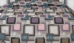 Пододеяльник евромакси (217х240 см) бязь ЛЮКС Лабиринт арт. 157-1 (коричневый)