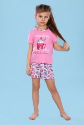 Пижама 36528 детская розовый