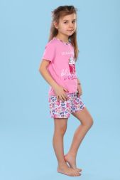 Пижама 36528 детская розовый