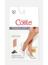 Гольфы женские CONTE TENSION 20 Bronz 23-25 (2 пары)