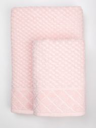 Полотенце махровое 70х140 Лоренцо розовый