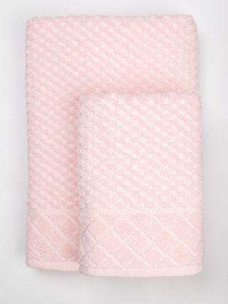 Полотенце махровое 50х90 Лоренцо розовый