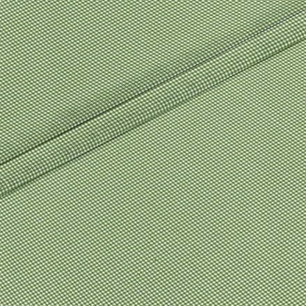 Ткань рогожка 150 см Ботаника (мелкая клетка) (зеленый)