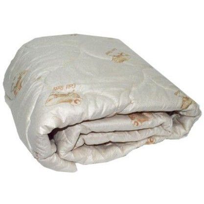 Одеяло миниевро (200х215) Овечья шерсть 150 гр/м ПРЕМИУМ (глосс-сатин)
