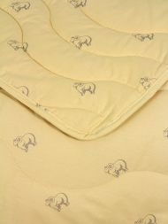 Одеяло миниевро (200х217) Premium Soft Комфорт Merino Wool (овечья шерсть) арт. 132 (200 гр/м)