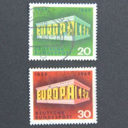 Набор марок EUROPA, Германия 1969 год (2 шт)