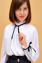 Блузка для девочки SP0303 белый