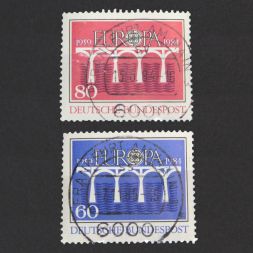 Набор марок EUROPA, Германия 1984 год (2 шт)