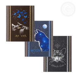 Набор полотенец из рогожки Лунный кот (45х60 см, 3 шт.) АРТ-Дизайн