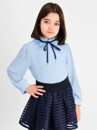 Блузка для девочки SP0400 голубой