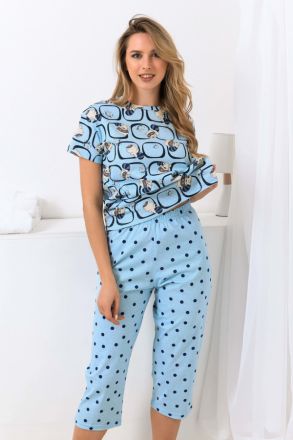Пижама женская 21581 голубой